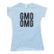 Womens Big Text Gmo Omg - Tee Shirt