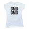 Womens Big Text Gmo Omg - Tee Shirt