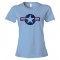 Womens Classic American Military Star Air Force - Tee Shirt