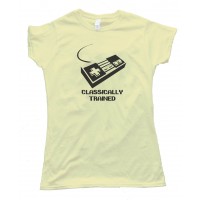 Womens Classically Trained Nintendo Controller Gamer - Tee Shirt