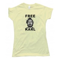 Womens Free Karl Workaholics - Tee Shirt