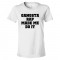 Womens Gangsta Rap Made Me Do It - Tee Shirt