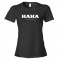Womens Haha Having A Heart Attack Acronym - Tee Shirt