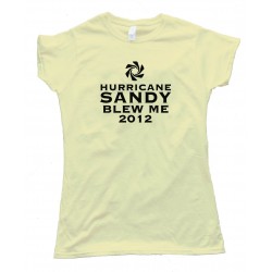 Womens Hurricane Sandy Blew Me 2012 - Tee Shirt