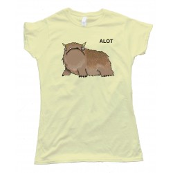 Womens I Care About This A Lot - Meme Tee Shirt