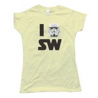 Womens I Love Star Wars Tee Shirt