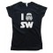 Womens I Love Star Wars Tee Shirt