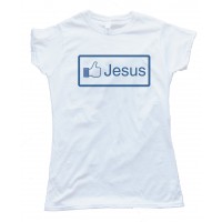 Womens Jesus Facebook Like Tee Shirt