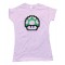 Womens Mario Brothers 1Up Free Life Green Muchroom - Tee Shirt