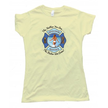 Womens Miami Beach Fire Department - Tee Shirt