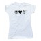 Womens Peace Love And Ukulele - Tee Shirt