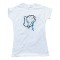Womens Praying Hands Mickey Mouse Style - Tee Shirt