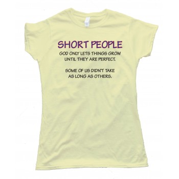 Womens Short People Tee Shirt
