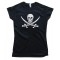 Womens Skull & Crossbones Swords Pirate Tee Shirt