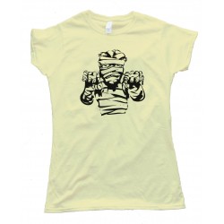 Womens Spooky Mummy Halloween - Tee Shirt