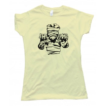 Womens Spooky Mummy Halloween - Tee Shirt