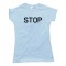 Womens Stop Camcorder Text Vcr - Tee Shirt