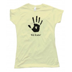 Womens The Dark Brotherhood We Know Skyrim - Tee Shirt