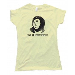 Womens Viva La Restoracion - Jesus - Ch Guevara Mashup - Tee Shirt