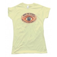 Womens White The Druggist Keep Me In Your Minds Eye - Tee Shirt