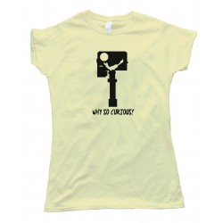 Womens Why So Curious - Mars Rover Batman - Tee Shirt