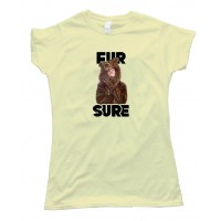Womens Workaholics Fur Sure - Tee Shirt
