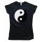 Womens Yin-Yang - Retro Tee Shirt