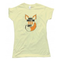 Womens Ylvis What Does The Fox Say - Tee Shirt