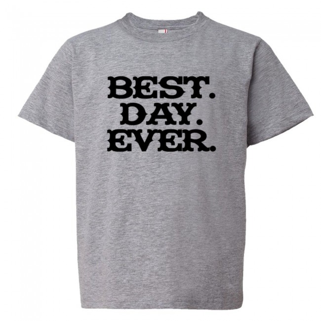 Youth Sized Best. Day. Ever. Mad Magazine Font - Tee Shirt