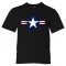 Youth Sized Classic American Military Star Air Force - Tee Shirt