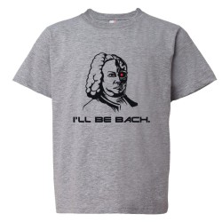 Youth Sized I'Ll Be Bach Arnold Terminator Schwartzenegger - Tee Shirt