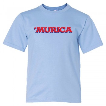 Youth Sized 'Murica American Spirit George Bush Style - Tee Shirt