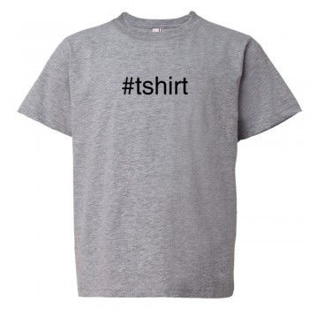 Youth Sized #Shirt Hashtag Twitter Tweet - Tee Shirt
