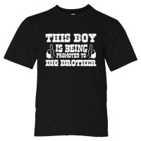 Youth Sized This Boy Is Being Promoted To Big Brother Two Thumbs Up - Tee Shirt