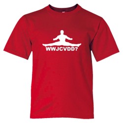 Youth Sized What Would Jean Claude Van Damm Do? - Tee Shirt