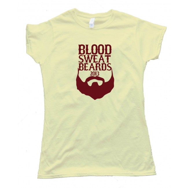 Womens Blood Sweat Beards 2013 Red Sox - Tee Shirt