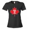 Womens Bring Your Eh Game Canadian Flag Maple Leaf - Tee Shirt