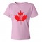 Womens Bring Your Eh Game Canadian Flag Maple Leaf - Tee Shirt