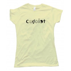 Womens Coexist Tee Shirt