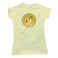 Womens Dogecoin Doge Currency So Crypto Plz Mine Tee Shirt