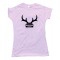 Womens Jeep Deer Antlers Amc - Tee Shirt