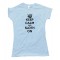 Womens Keep Calm And Sloth On - Tee Shirt