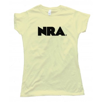 Womens National Rifle Association Text N R A Logo - Tee Shirt