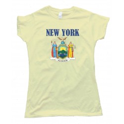 Womens New York Stateflag - Tee Shirt