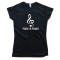 Womens Peace Music - Peace Is Power - Tee Shirt