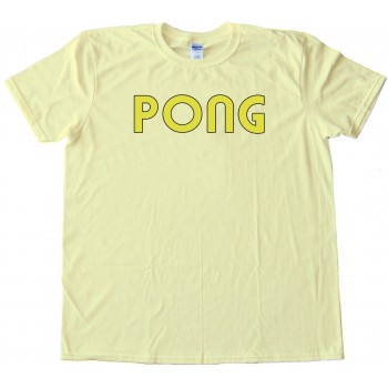 Womens Pong Classic Arcade Game Logo Atari - Tee Shirt