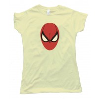 Womens Spiderman Bra Face - Tee Shirt