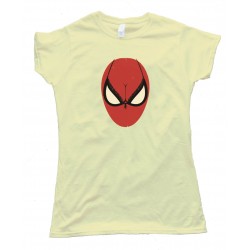 Womens Spiderman Bra Face - Tee Shirt