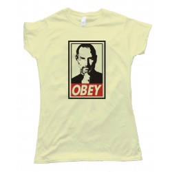 Womens Steve Jobs Obey Tee Shirt