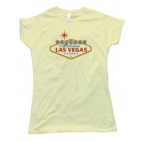 Womens Welcome To Las Vegas Sign - Tee Shirt
